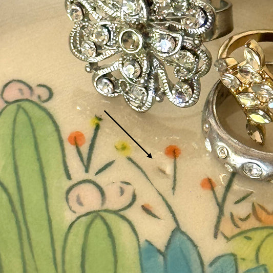 Seconds Sale ~ Cactus Trinket Dish