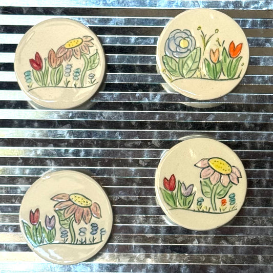 Seconds Sale ~ Flower Magnets