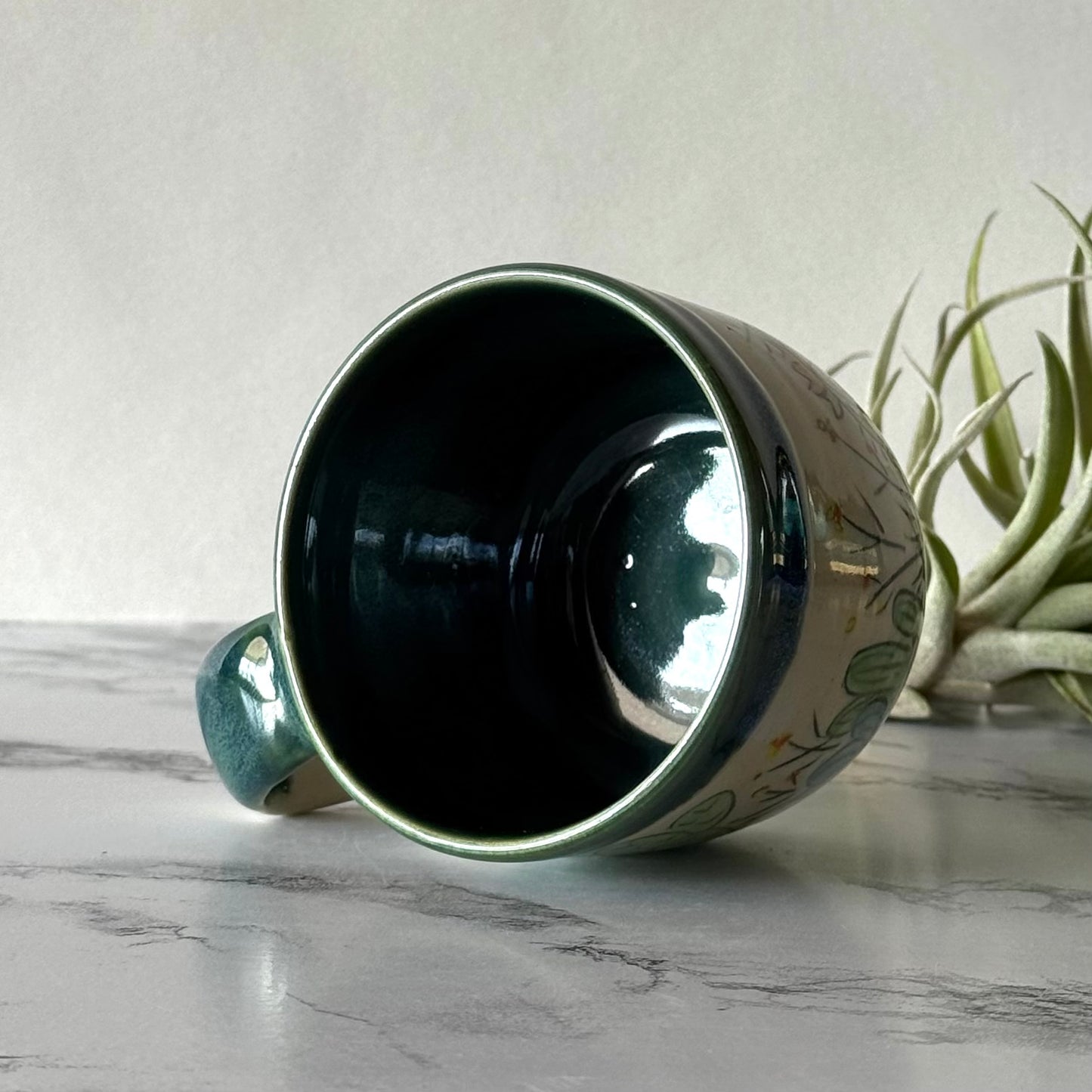 Cactus Espresso Mug, Green Mermaid