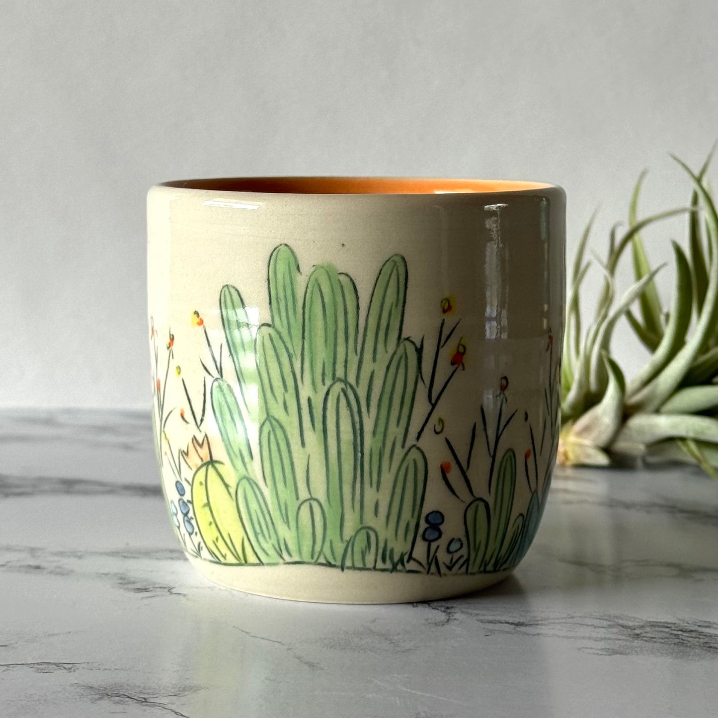 Cactus Tumbler, Orange