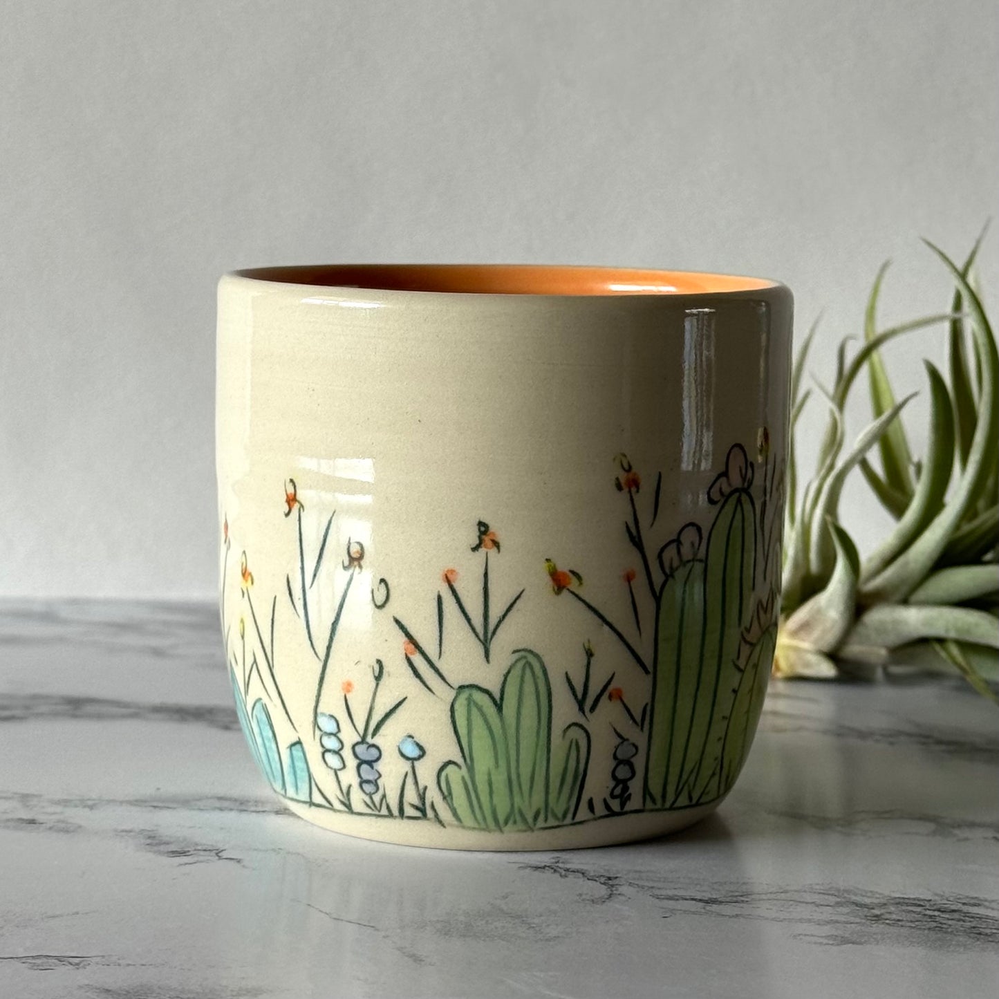 Cactus Tumbler, Orange