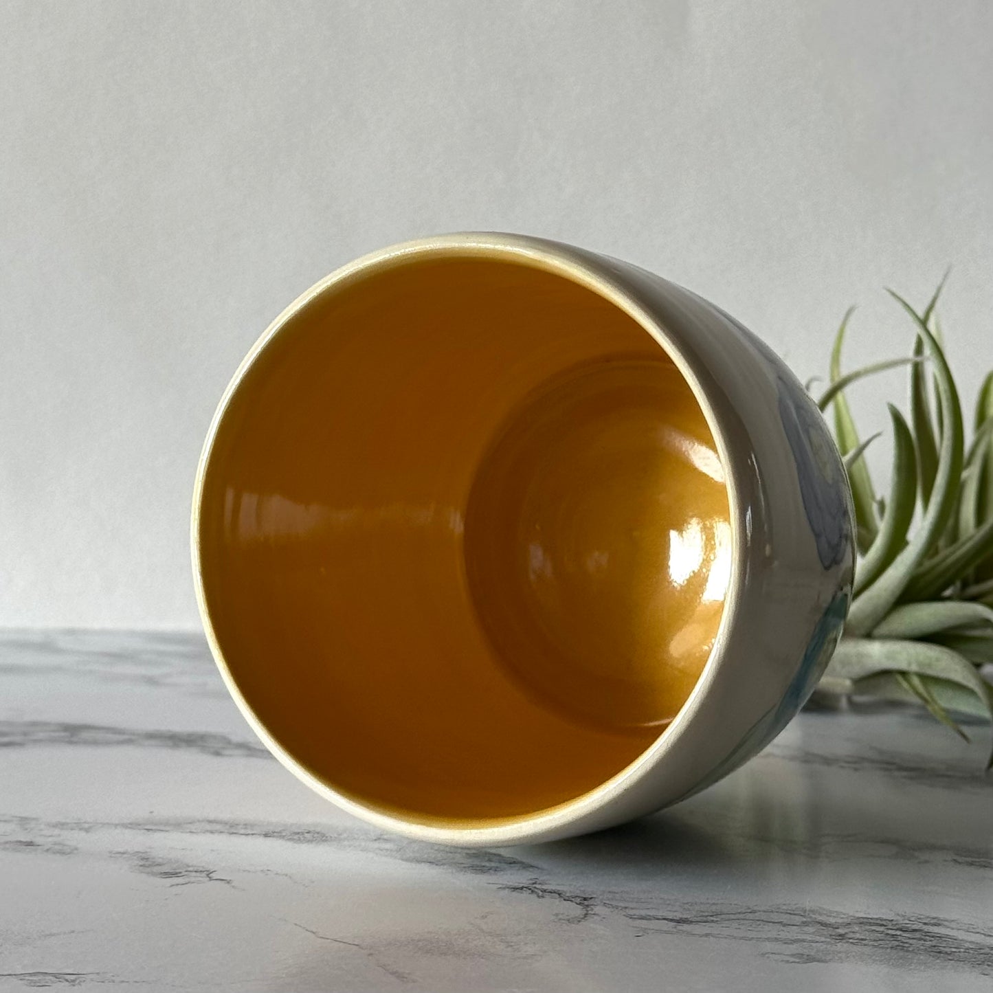 Flower Tumbler, Rainbow Yellow