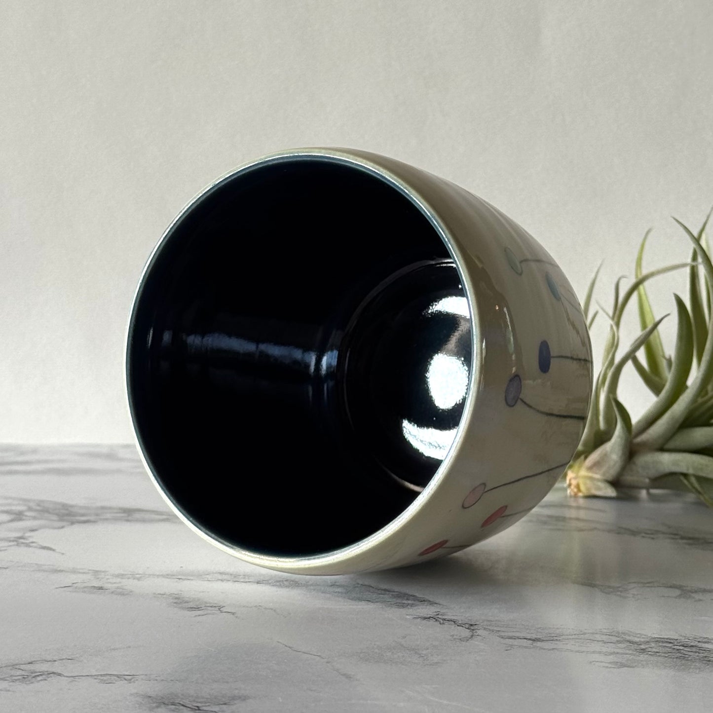 Lollipop Flowers Tumbler, Rainbow Blue