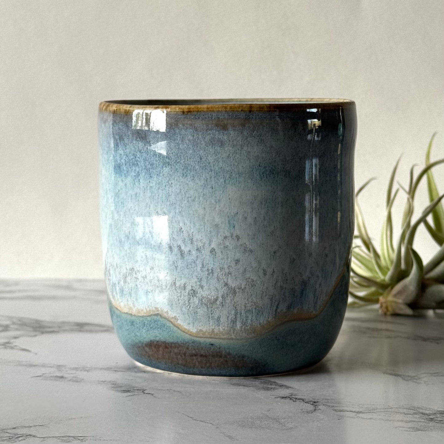Mug, Drippy Blue