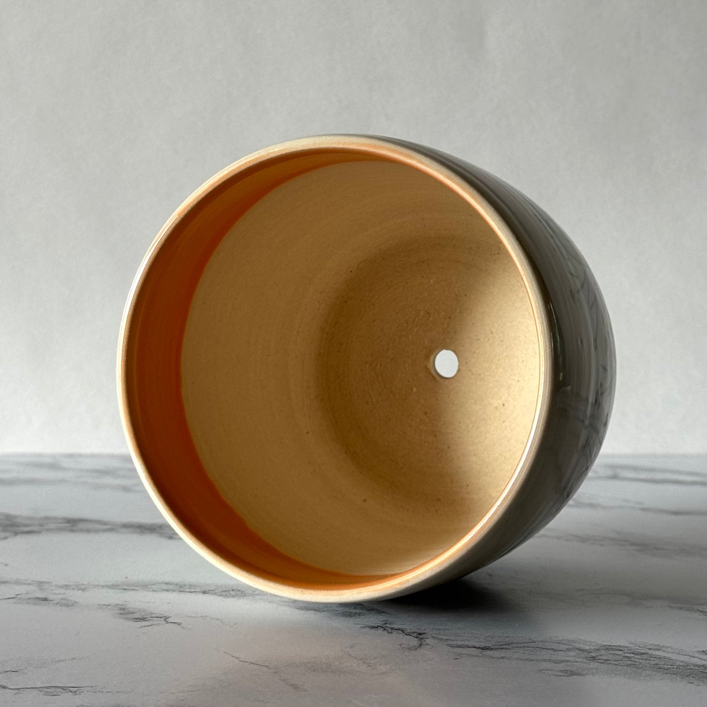 Cactus Plant Pot, Orange