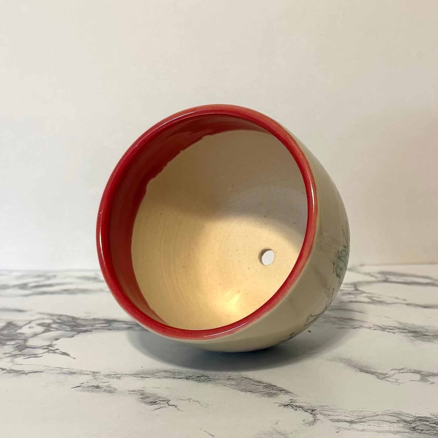 Cactus Plant Pot, Red