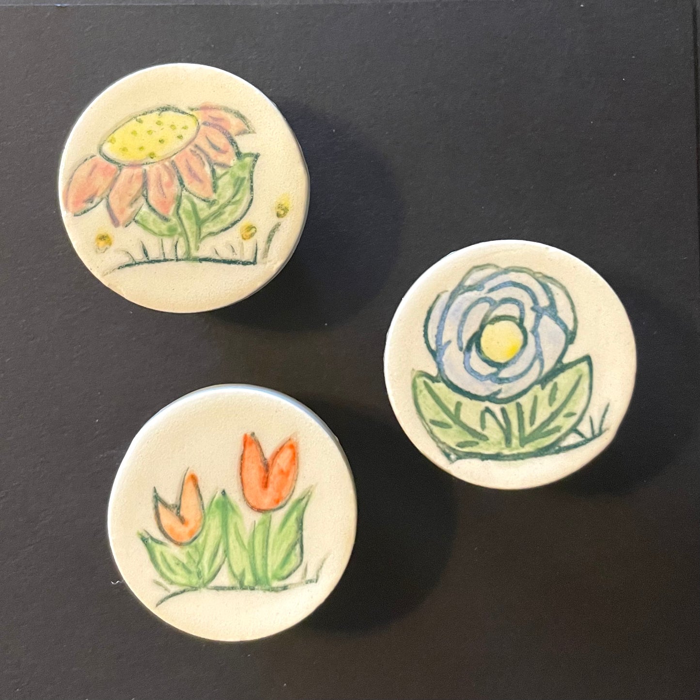 Cactus and Wildflower Magnets