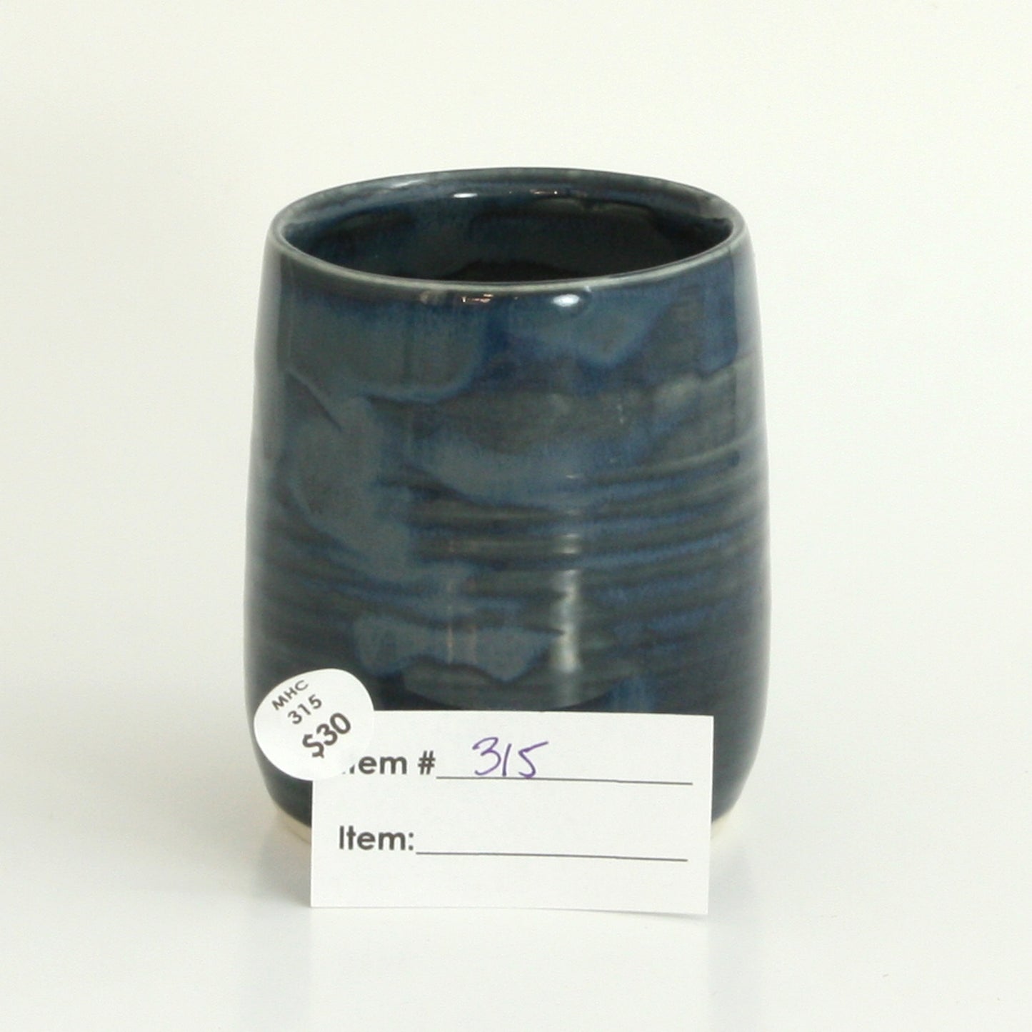 Plant Pot, Stormy Blue