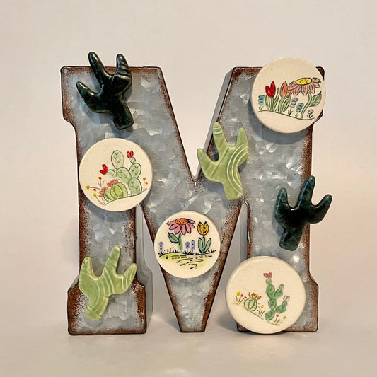 Cactus and Wildflower Magnets