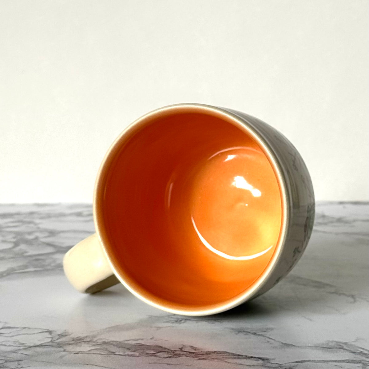 Cactus Mug, Orange