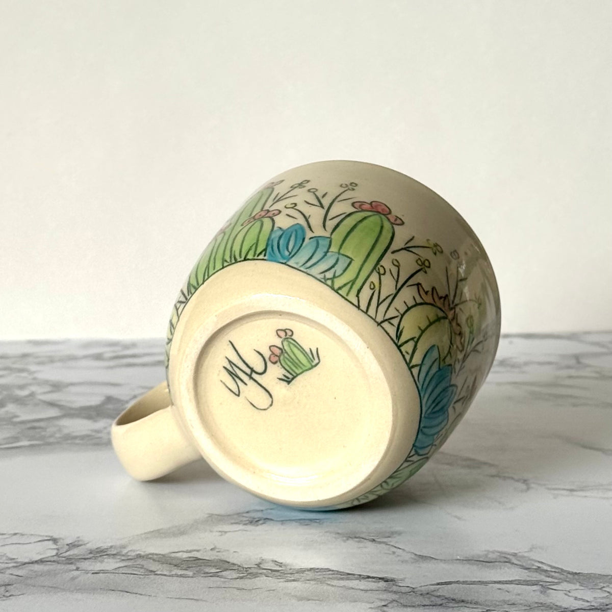 Cactus Mug, Orange