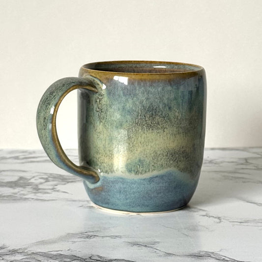 Mugs, Drippy Blue