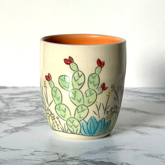 Cactus Tumbler, Orange