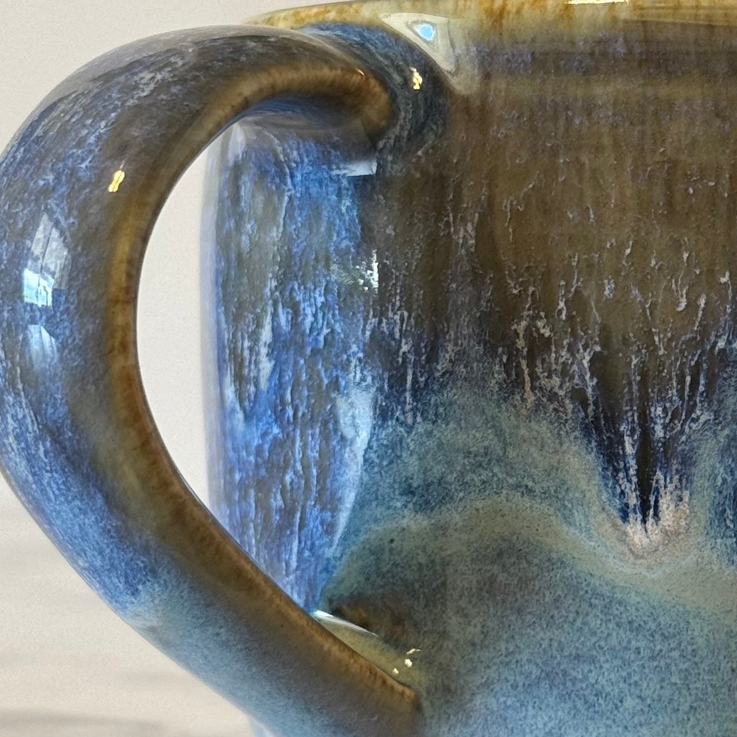 Mug, Drippy Blue