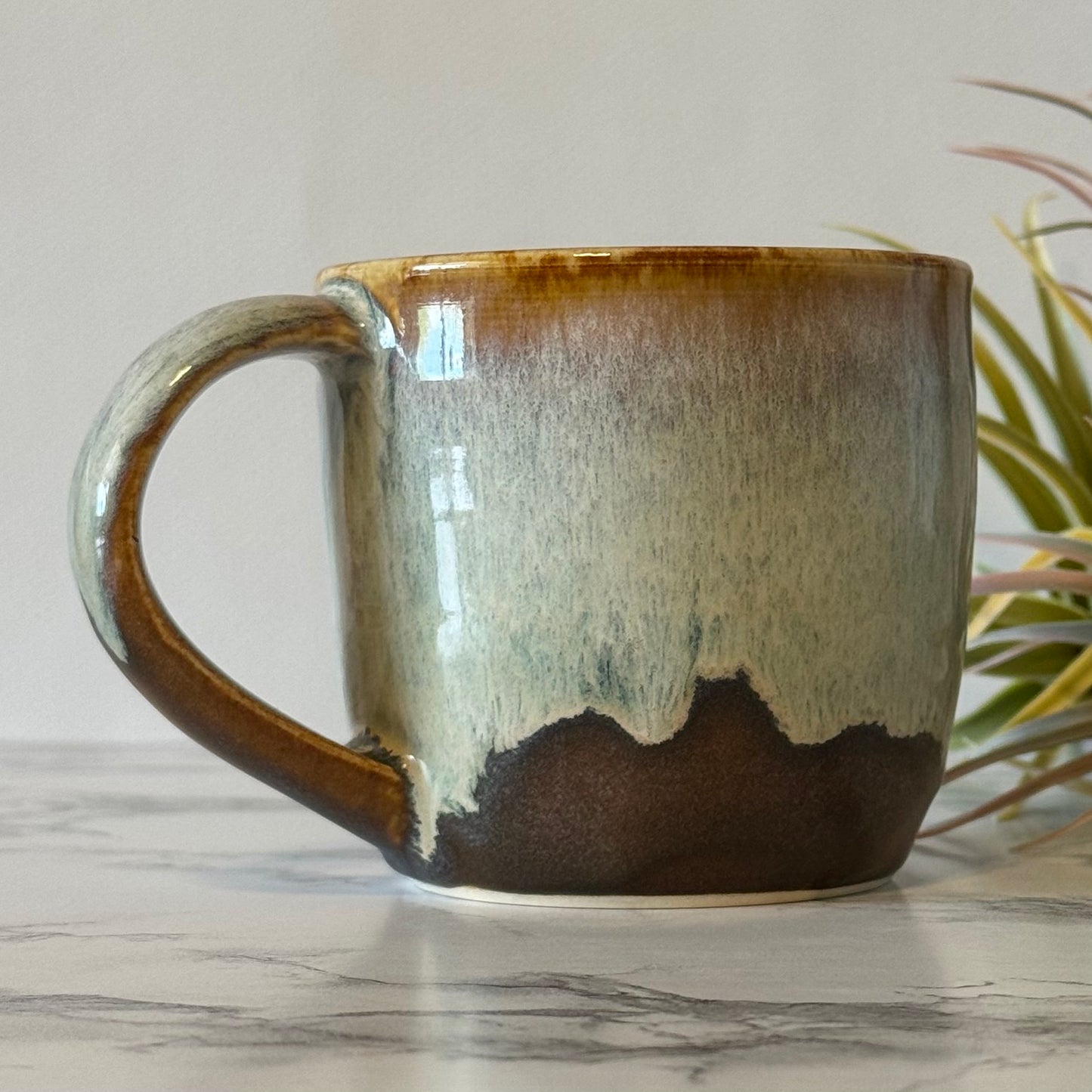 Mug, Drippy Bronze