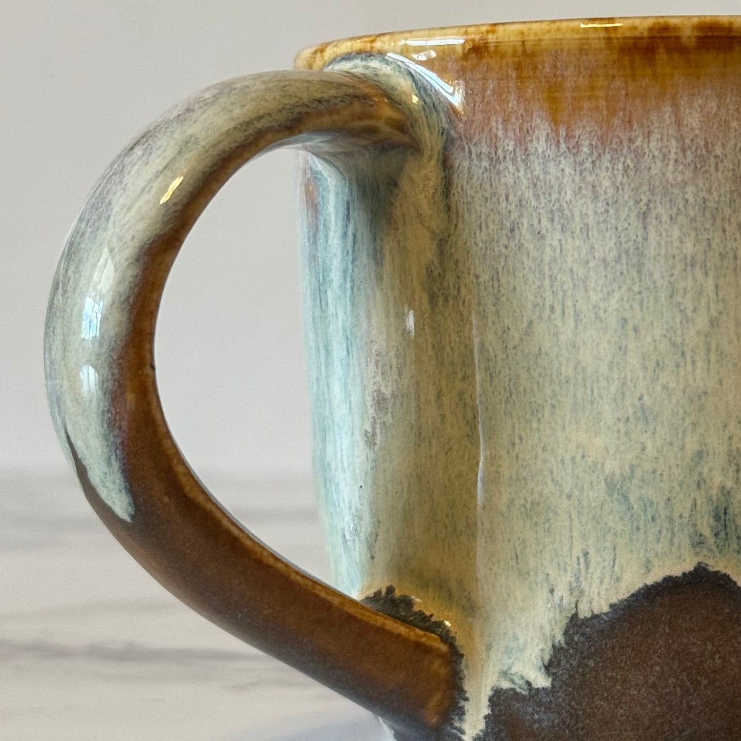 Mug, Drippy Bronze