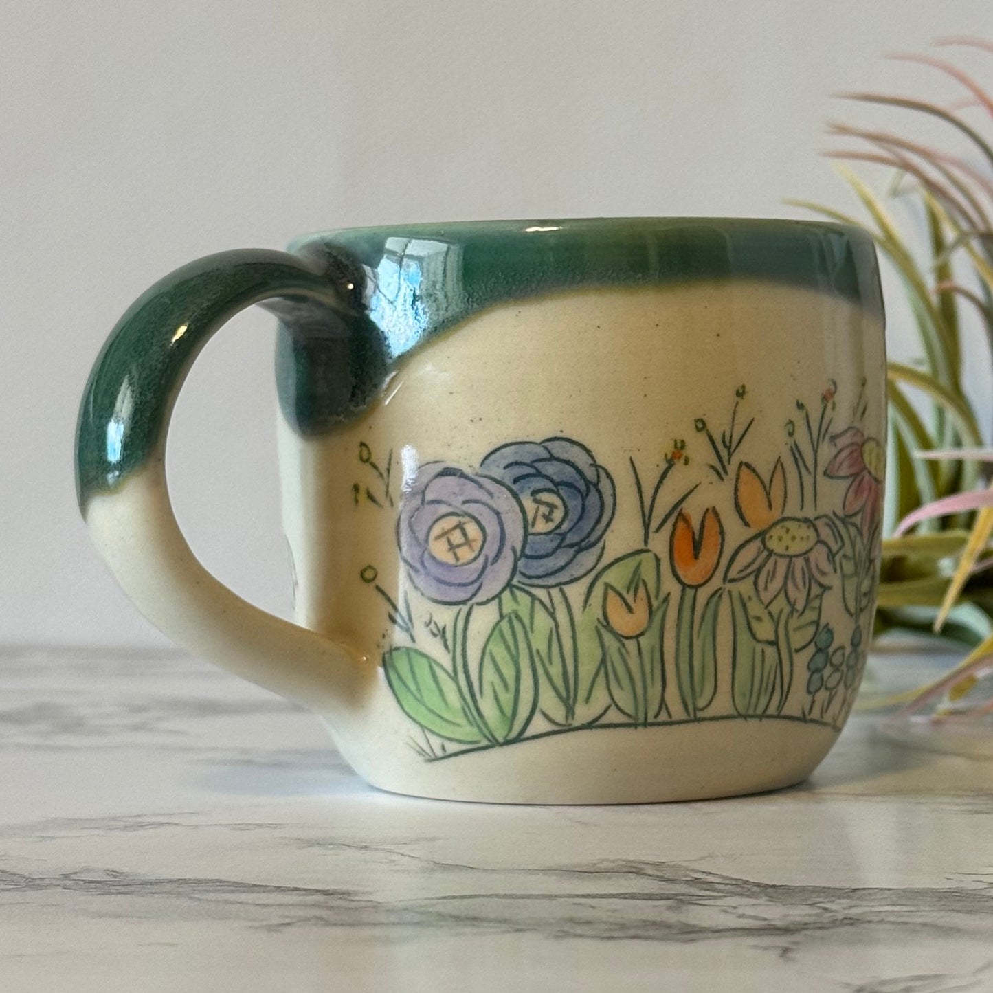 Wildflowers Mug, Lavender Mermaid