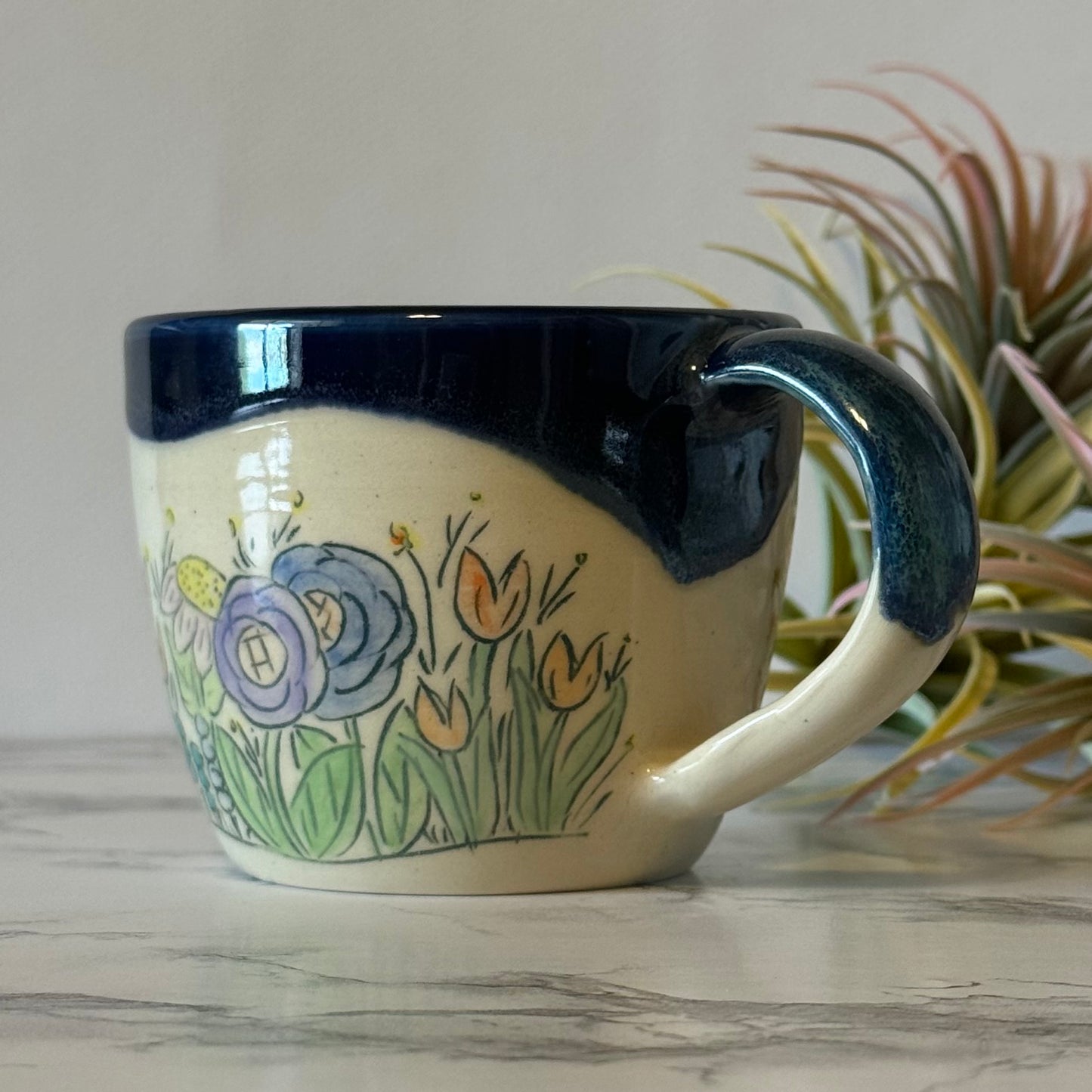 Wildflowers Mug, Blue Mermaid