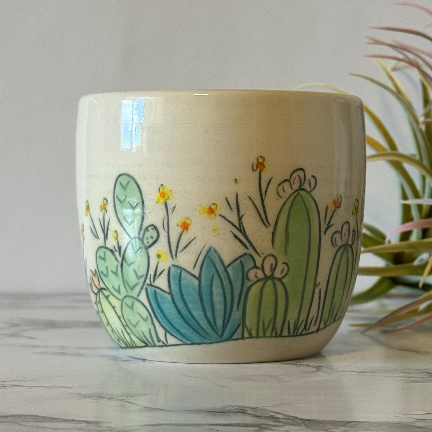 Cactus Mug, Red