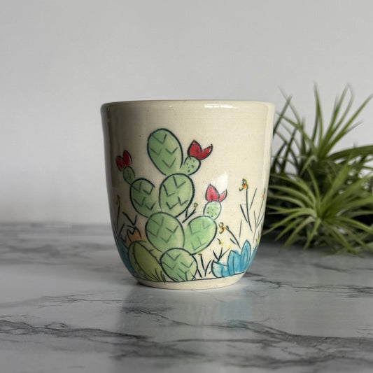 Cactus Cup, Small Yellow