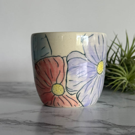Flower Tumbler, Lavender