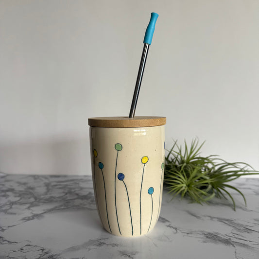 To-Go Tumbler, Lollipop Flowers