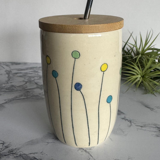 To-Go Tumbler, Lollipop Flowers