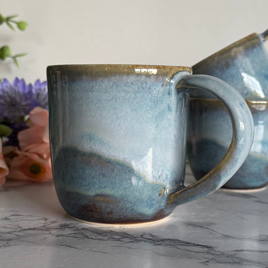 Mug, Drippy Blue