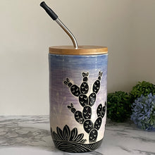 Load image into Gallery viewer, To-Go Tumbler, Midnight Cactus
