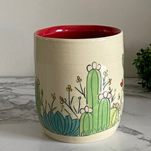 Load image into Gallery viewer, Cactus Mug, Red
