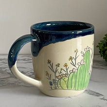 Load image into Gallery viewer, Cactus Mug, Blue Mermaid
