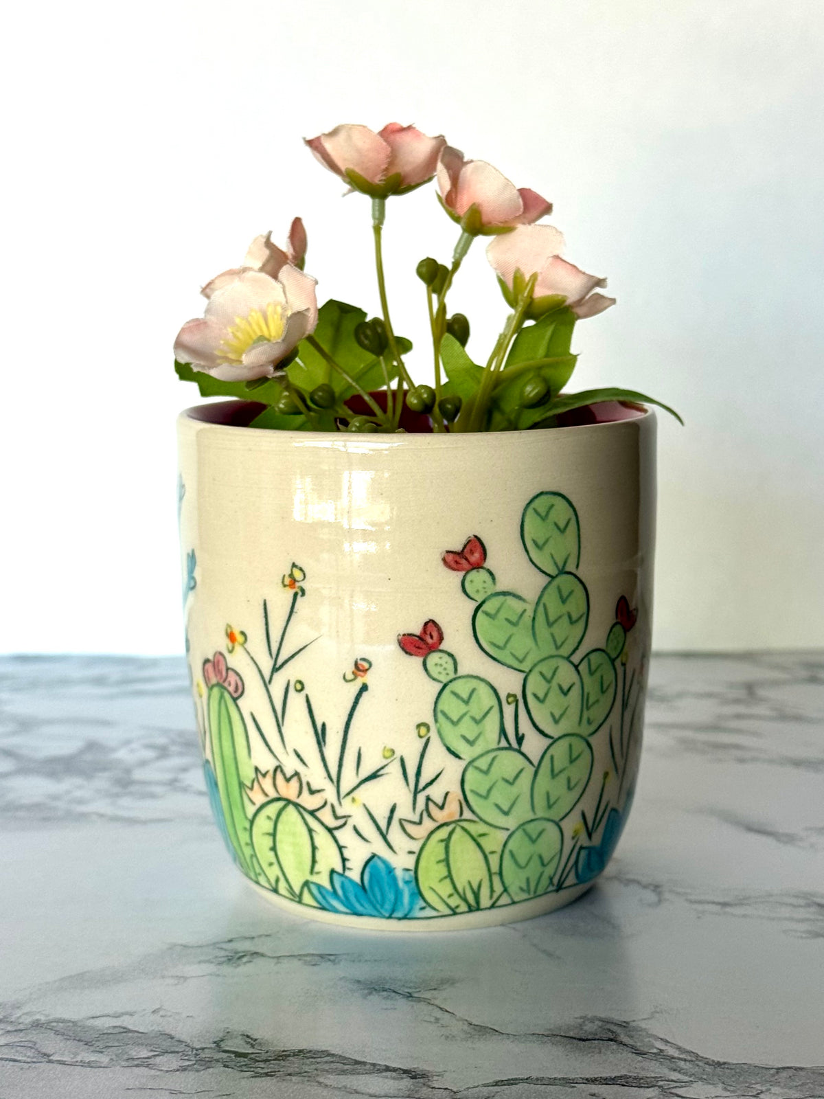 Seconds Sale ~ Cactus Plant Pot