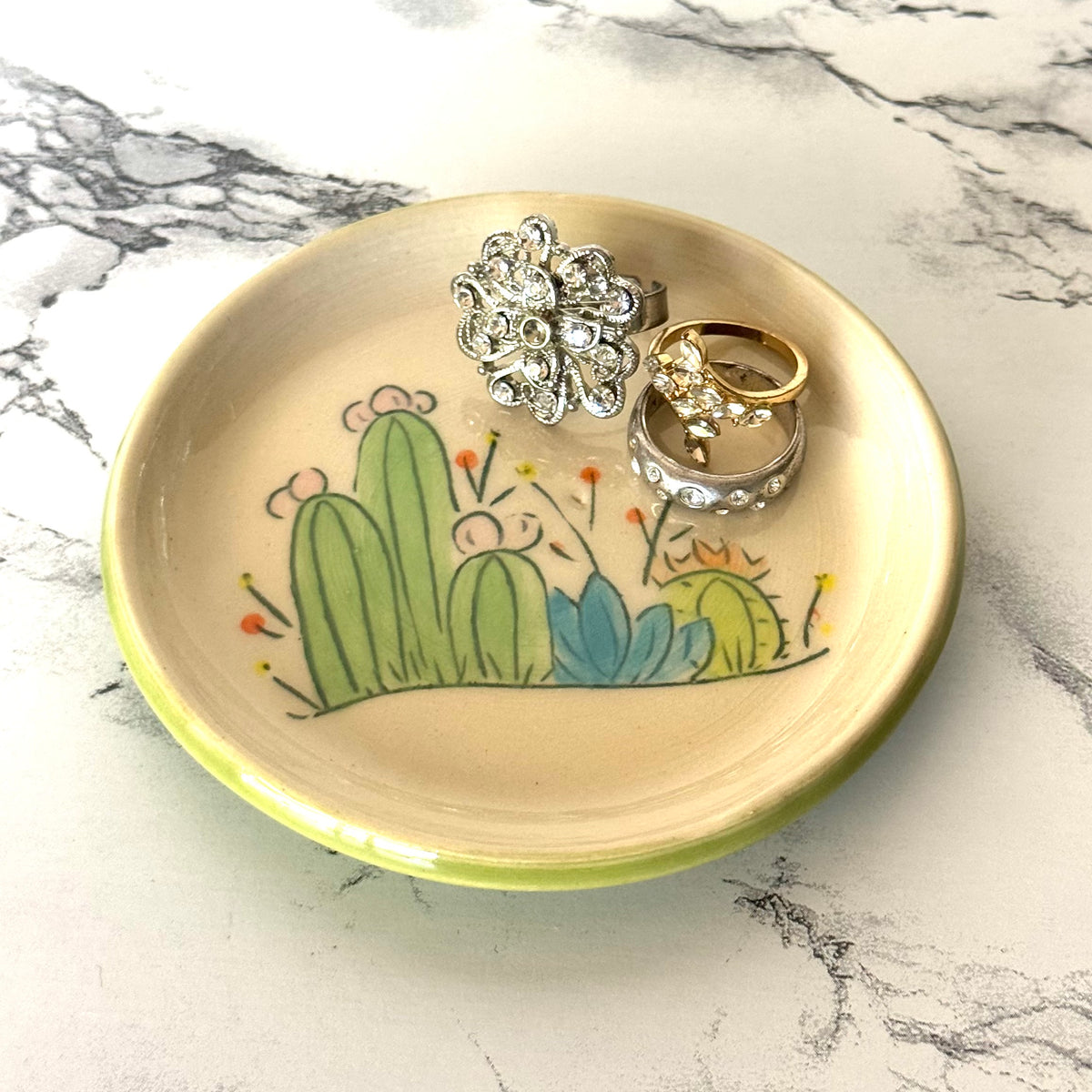Seconds Sale ~ Cactus Trinket Dish