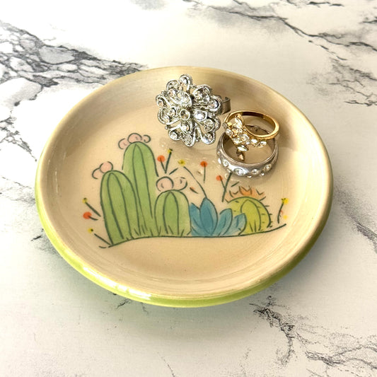 Seconds Sale ~ Cactus Trinket Dish