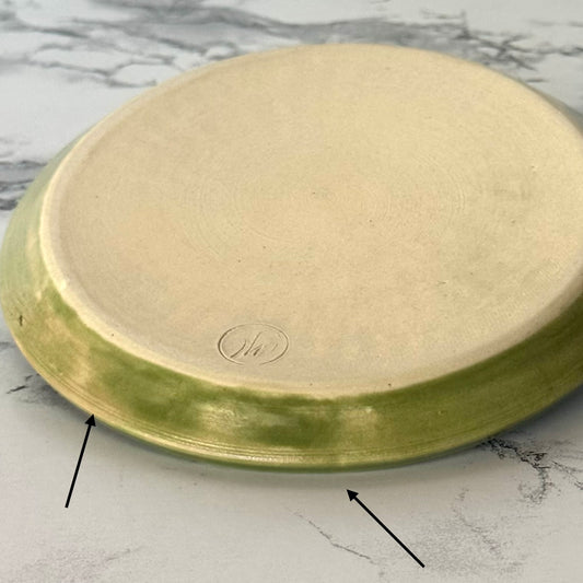 Seconds Sale ~ Garlic Dish, Green