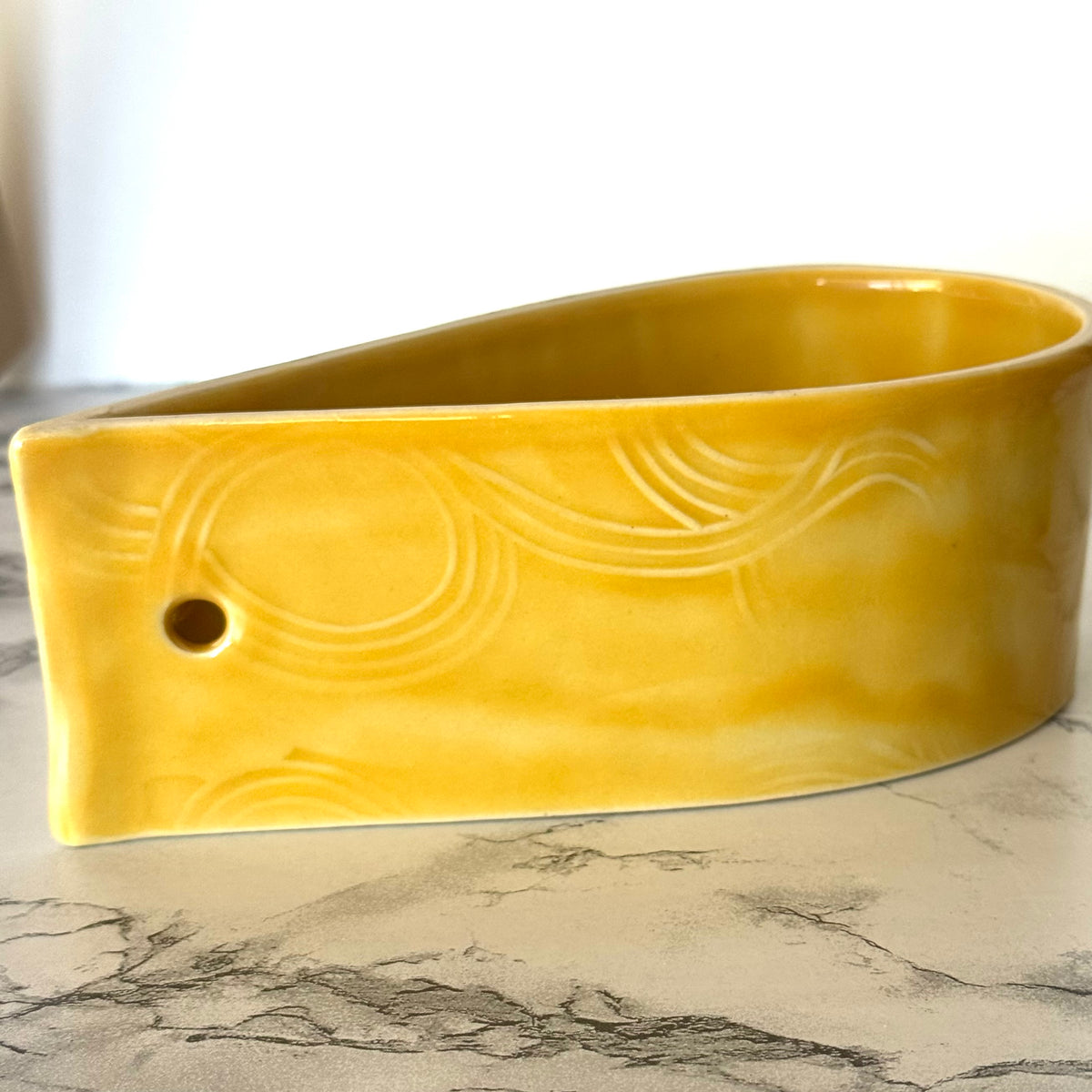 Seconds Sale ~ Large Hanging Planter, Yellow
