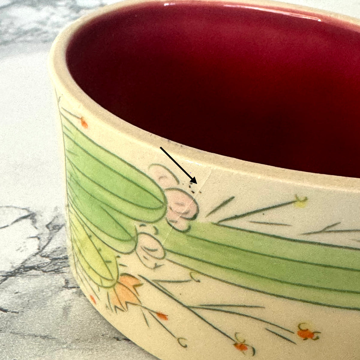 Seconds Sale ~ Small Carved Hanging Planter