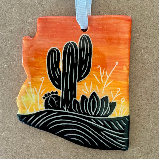 Seconds Sale ~ AZ Sunset Ornament