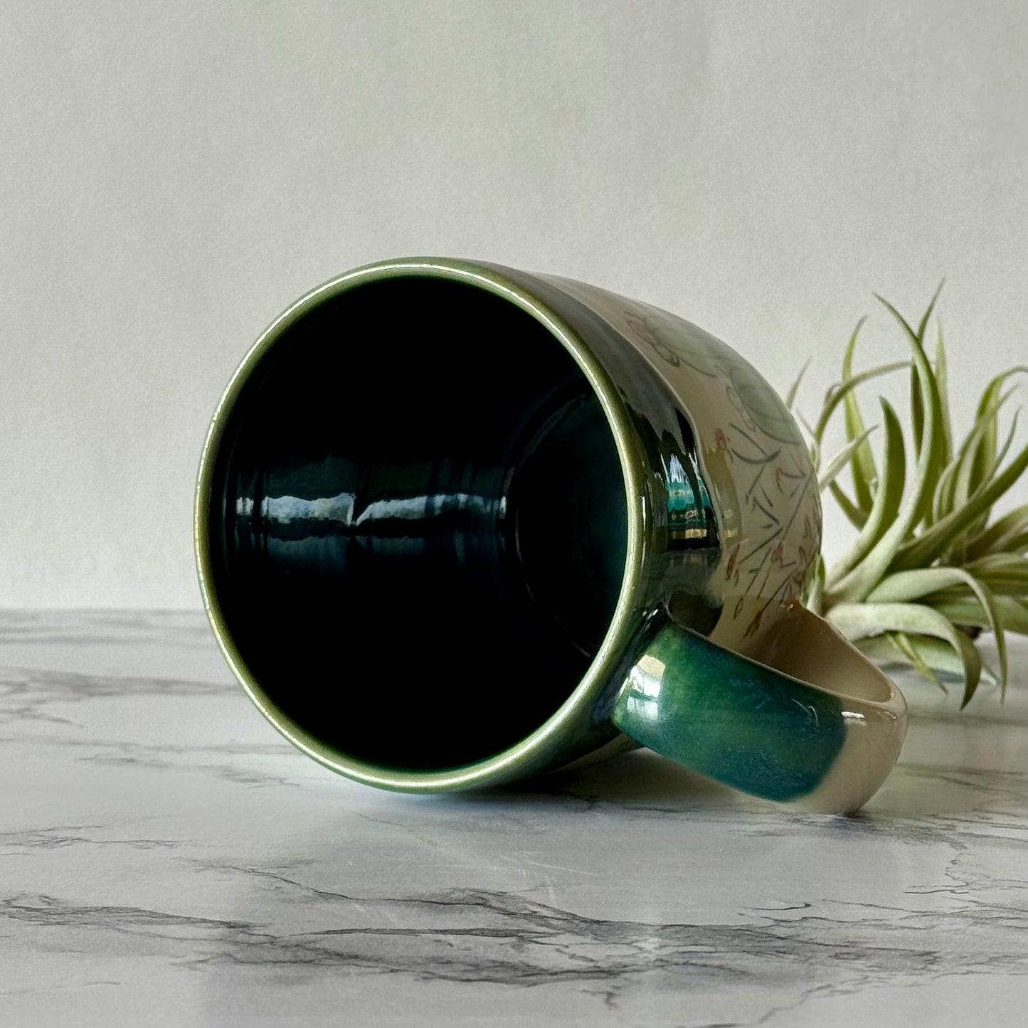 Cactus Mug, Green Mermaid