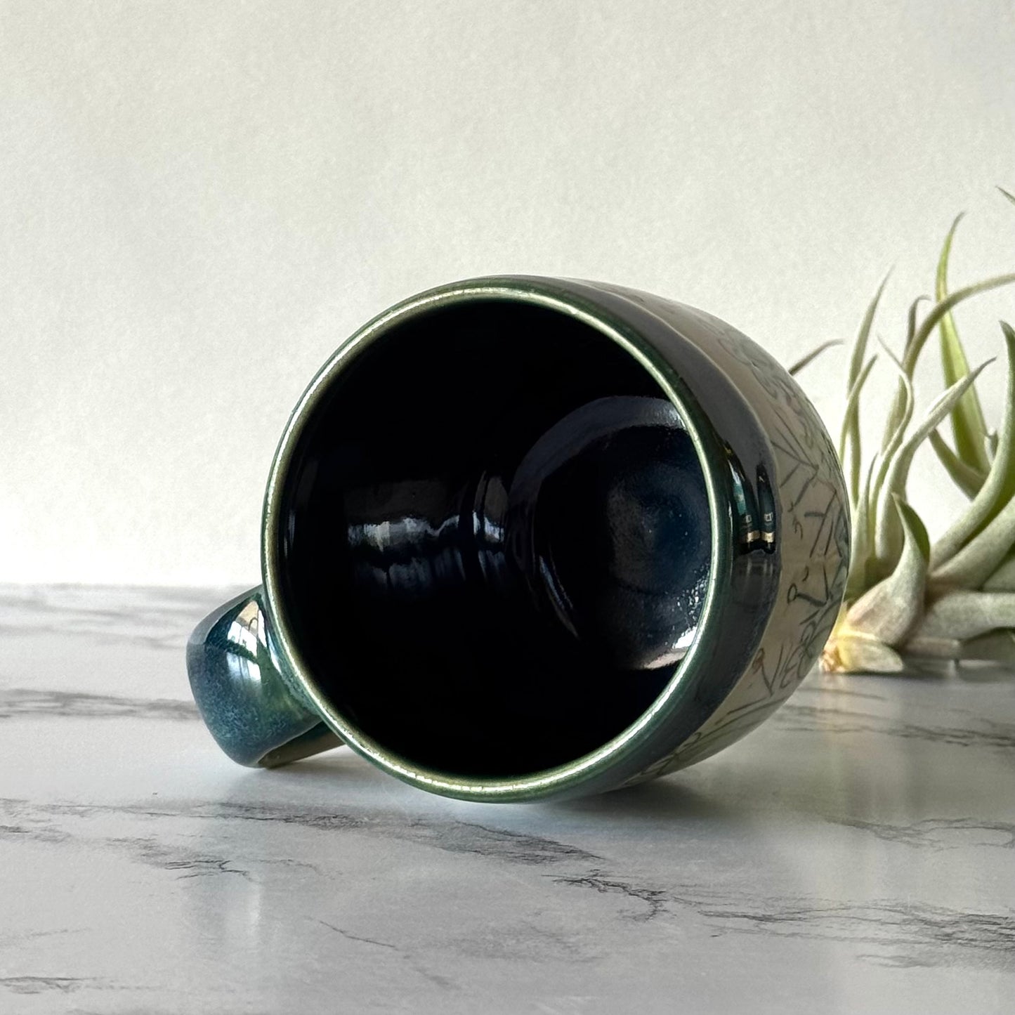 Cactus Espresso Mug, Green Mermaid