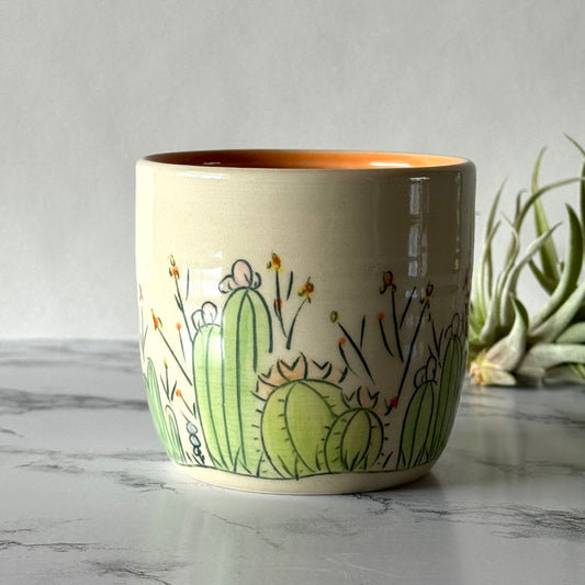 Cactus Tumbler, Orange