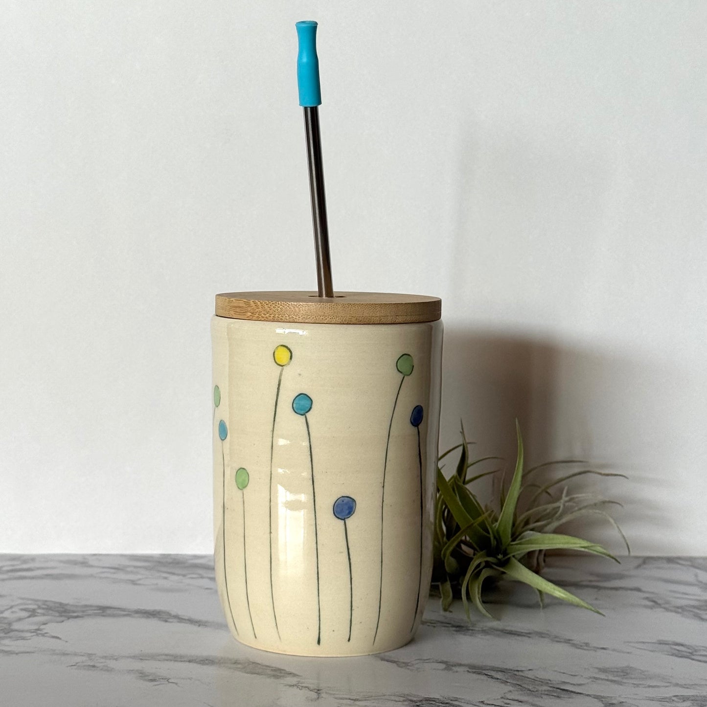 To-Go Tumbler, Lollipop Flowers