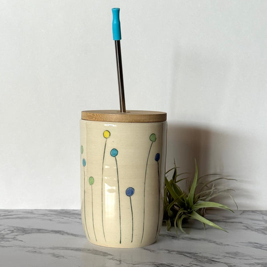 To-Go Tumbler, Lollipop Flowers