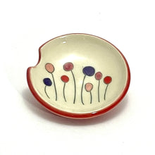 Load image into Gallery viewer, Tiny Lollipop Flower Dish, Red
