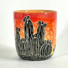Load image into Gallery viewer, Sunset Cactus Tumbler, Orange
