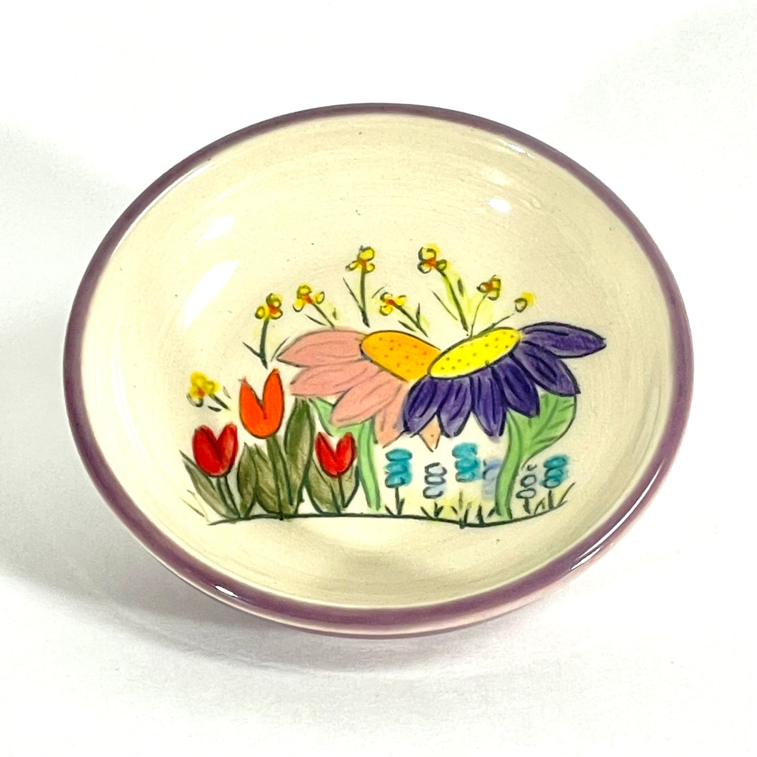 Small Flower Dish, Lavender