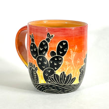 Load image into Gallery viewer, Sunset Cactus Mug, Orange
