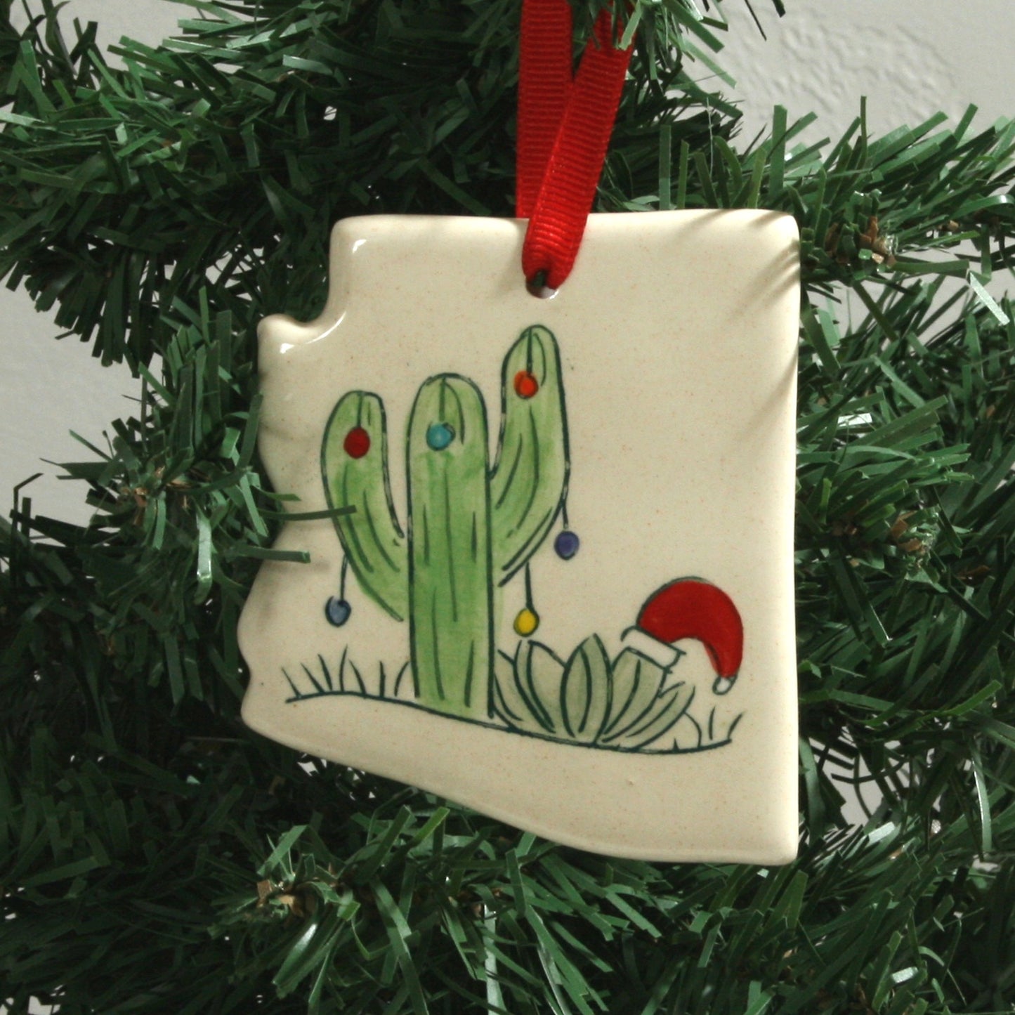 Christmas Ornament, AZ Saguaro