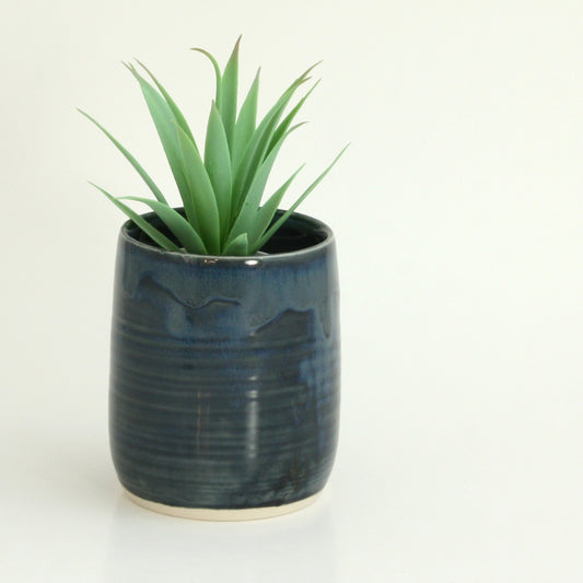 Plant Pot, Stormy Blue